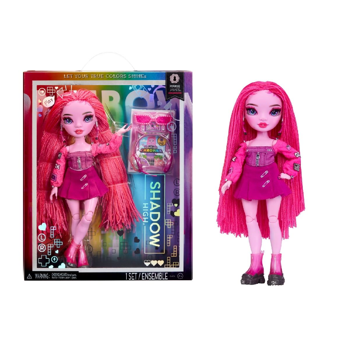 Added Rainbow High Shadow High Pinkie Pink Fashion Doll, Collectible Outfit & 10+ Play Accessories Kids Gift 4-12 to Wishlist