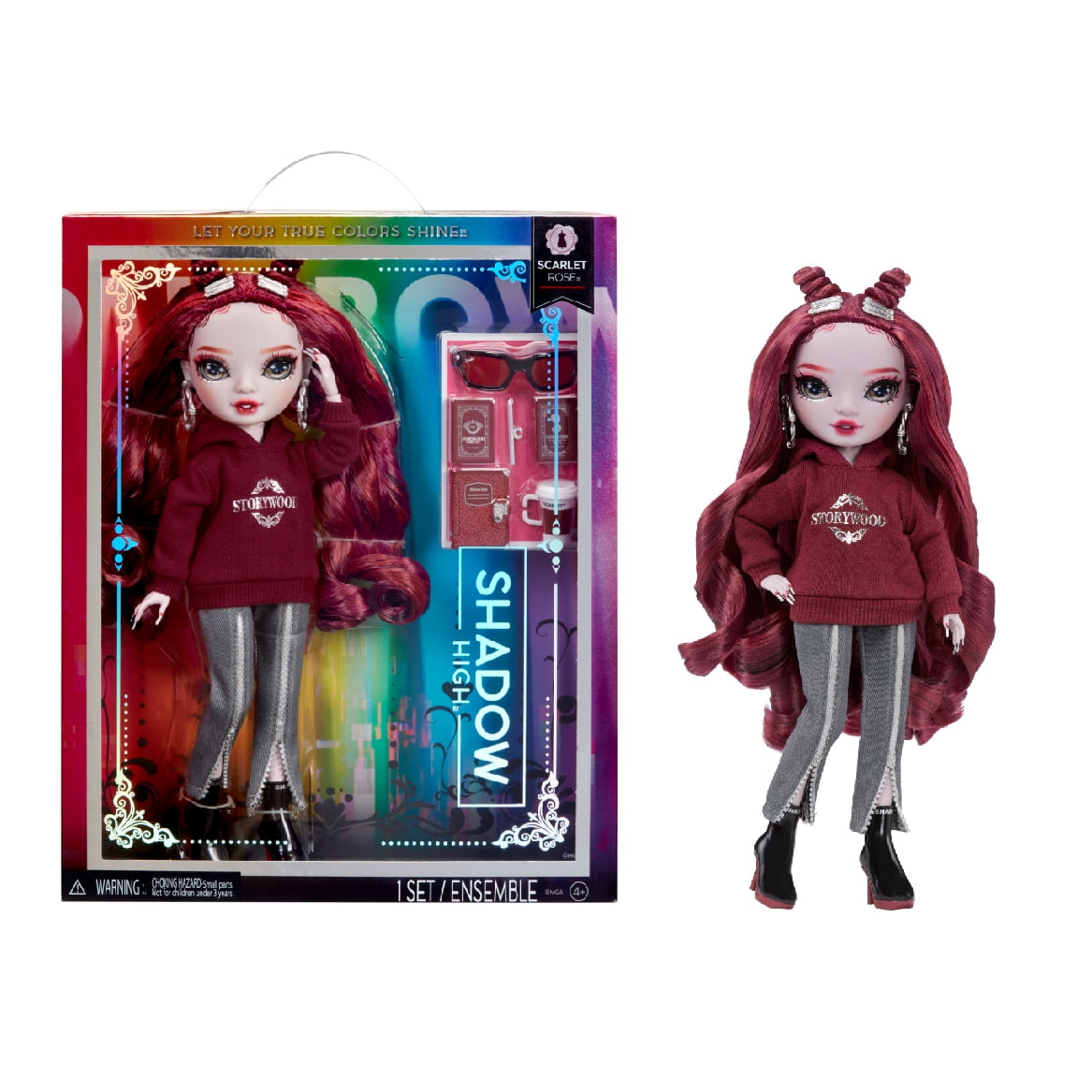 Added Rainbow High Shadow High Scarlett Red Fashion Doll, Collectible Outfit & 10+ Play Accessories Kids Gift 4-12 to Wishlist