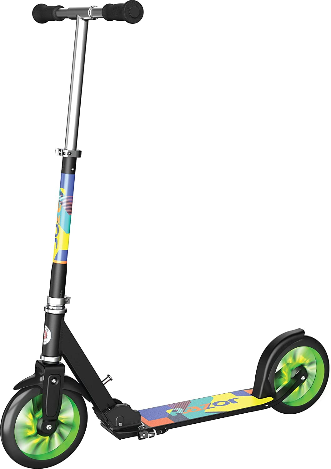 Added Razor A5 Lux Light-up Kick Scooter - Green, Large 8" Wheels, Foldable, Lightweight, for Child 8+ to Wishlist