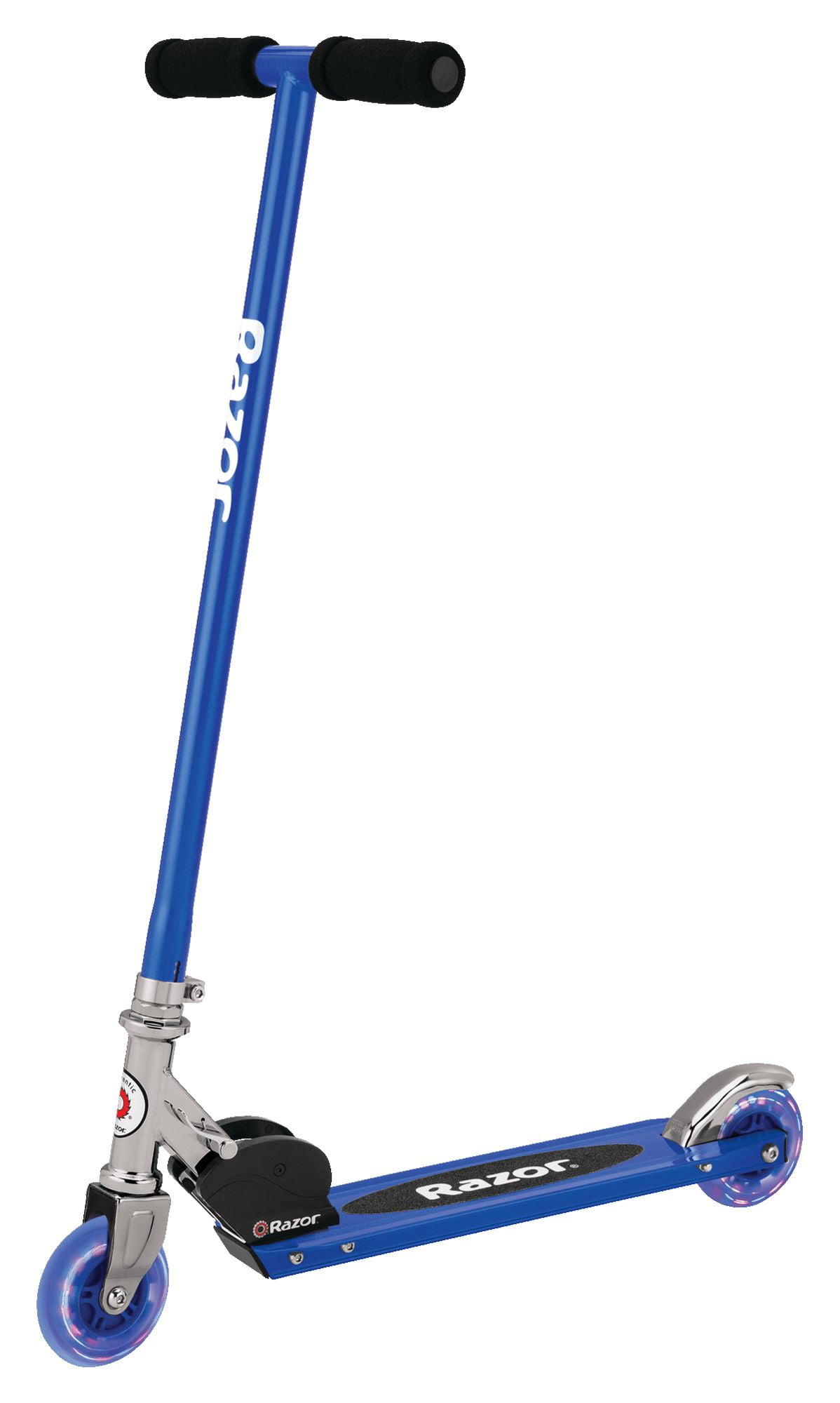 Added Razor S Folding Kick Scooter with Light-Up Wheel - Blue, for Kids Ages 5+ and up to 110 lbs to Wishlist