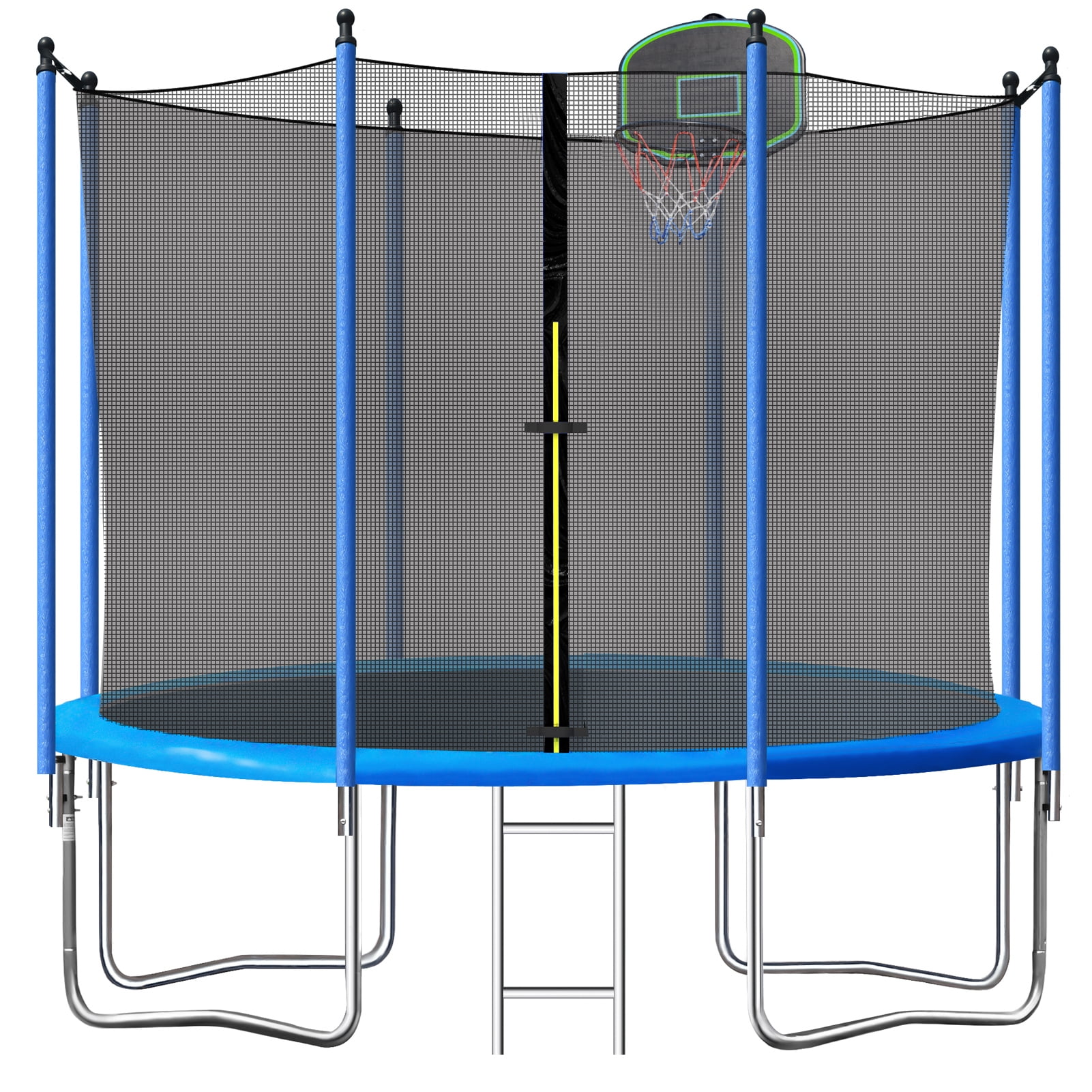 Added SEGMART 10ft Trampoline for Kids with Basketball Hoop and Enclosure Net/Ladder,Blue to Wishlist