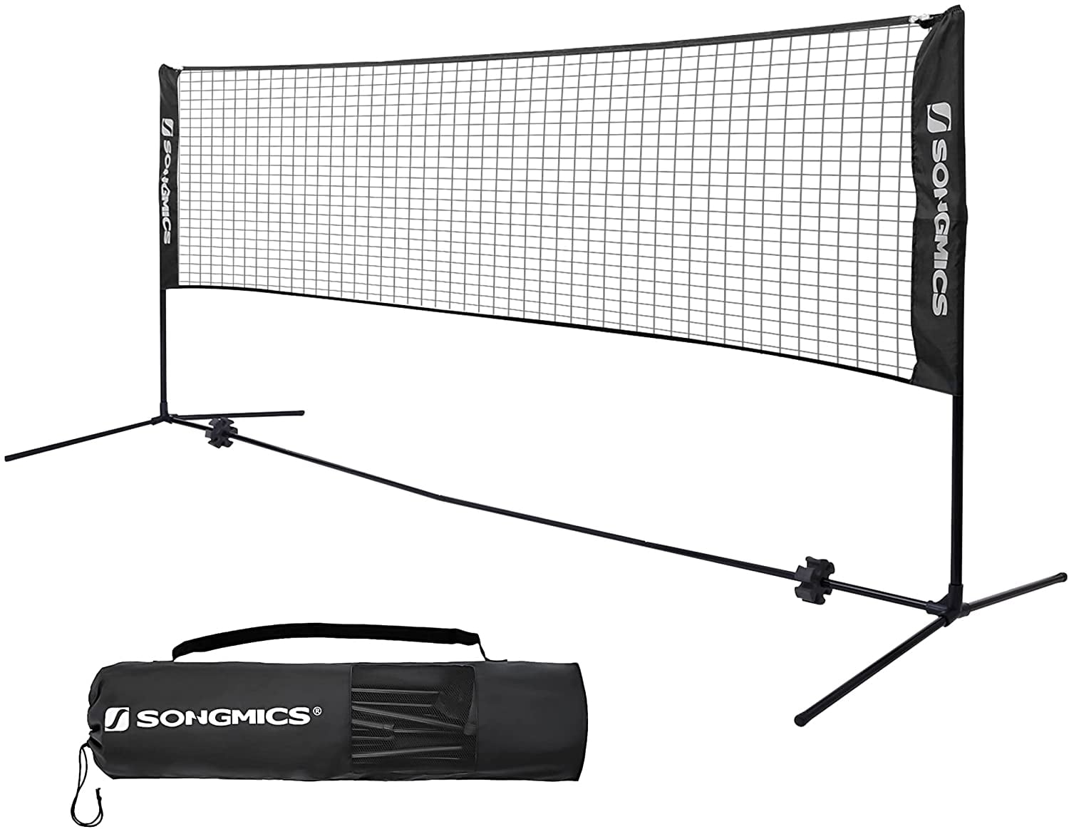 Added SONGMICS Badminton Net Set Portable Sports Set for Badminton Nylon Net with Poles for Indoor Outdoor Court to Wishlist