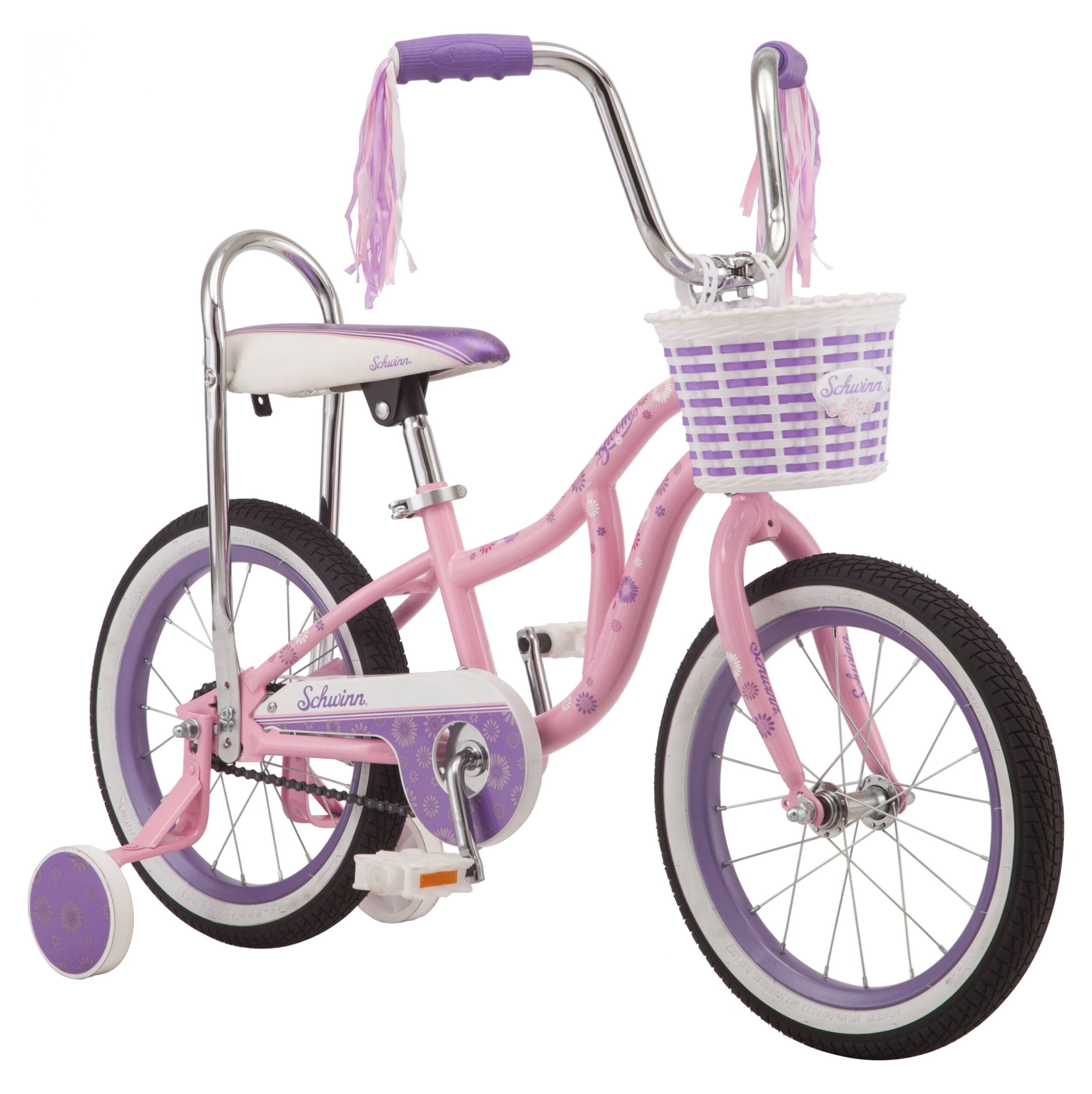 Added Schwinn 16" Bloom Kid's Bike with Training Wheels, Pink to Wishlist