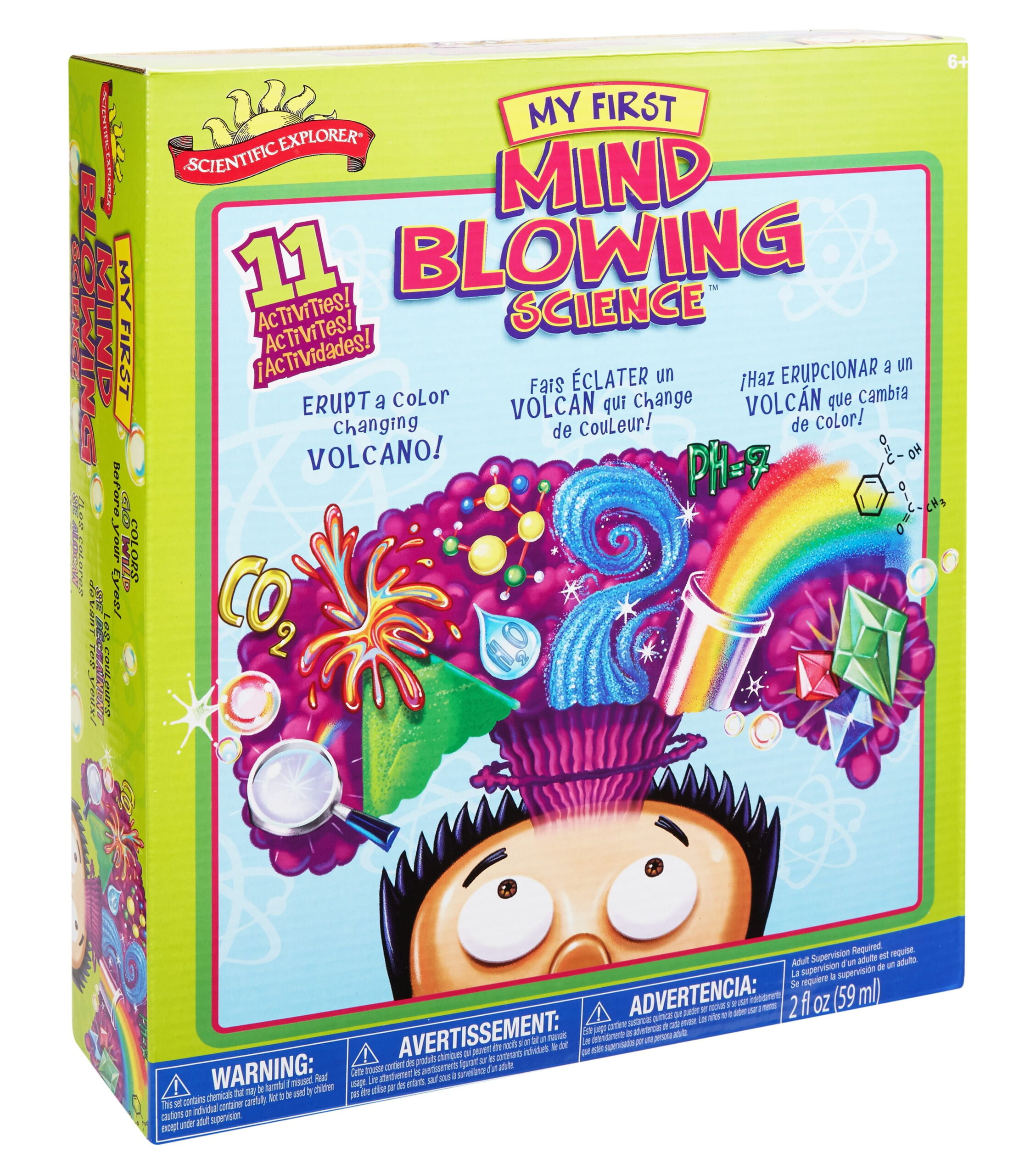 Added Scientific Explorer My First Mind Blowing Science Experiment Kit, 11 Mind Blowing Science Activities and Experiments (Ages 6+) to Wishlist