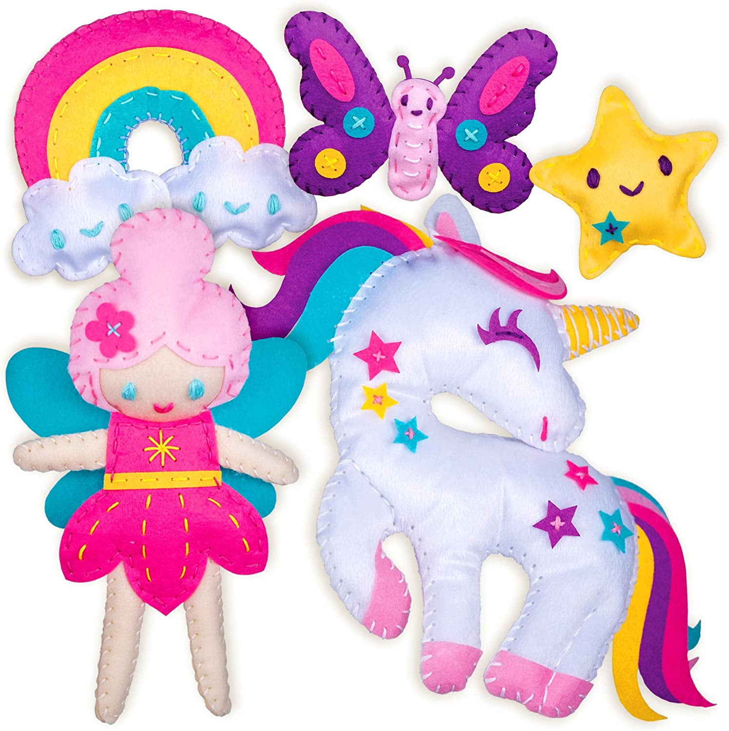 Added Sewing Kit for Kids - Unicorn Crafts  Sew Projects -Beginner Sewing Kit for Girls 7 8 9 10 11 12 Years to Wishlist