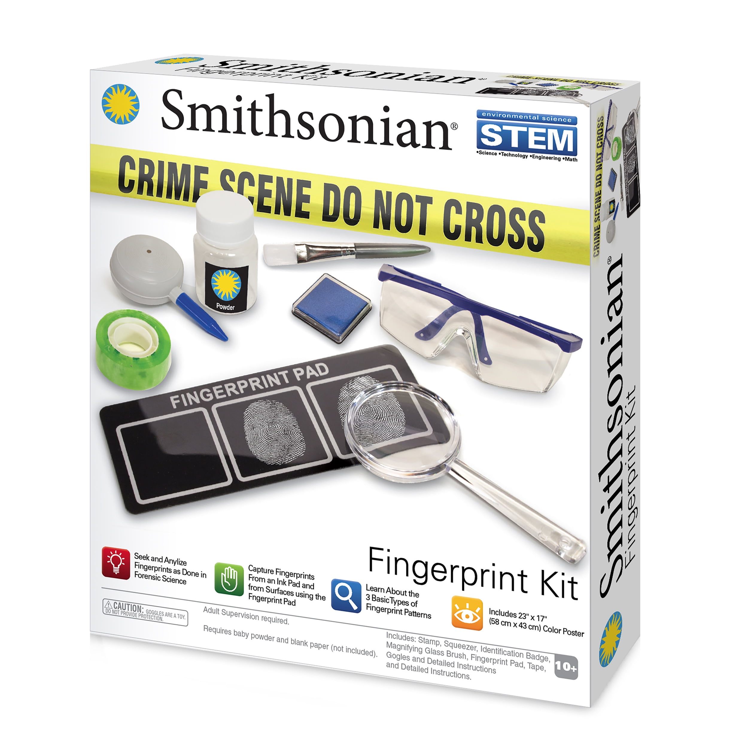 Added Smithsonian Finger Print Science Kit - For Ages 8 Years and up #52491 to Wishlist