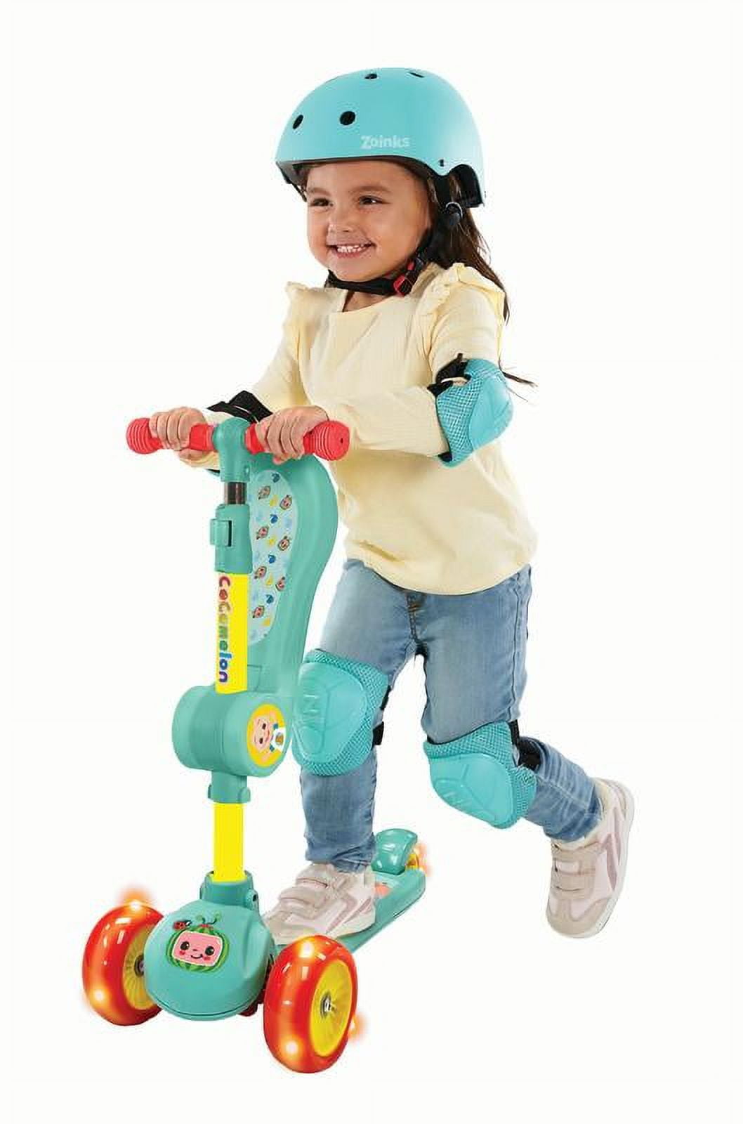 Added Spark.Create.Imagine. Cocomelon 3 Wheel Light-Up Scooter with Folding Seat for Boys & Girls Ages 3 and up to Wishlist