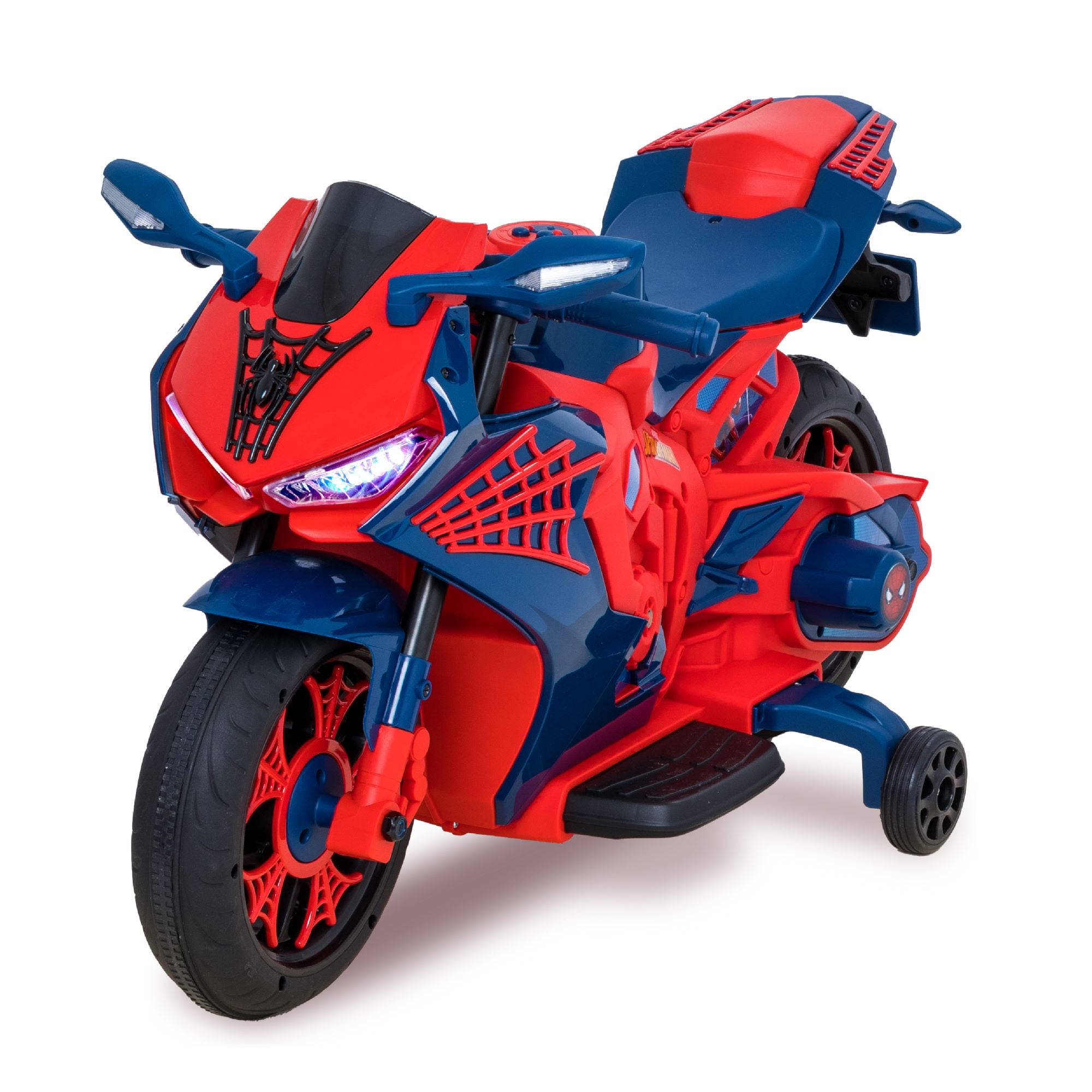 Added Spiderman 6V Motorcycle Ride On, for Kids, Ages 3+, Rechargeable Battery, up to 65lbs to Wishlist