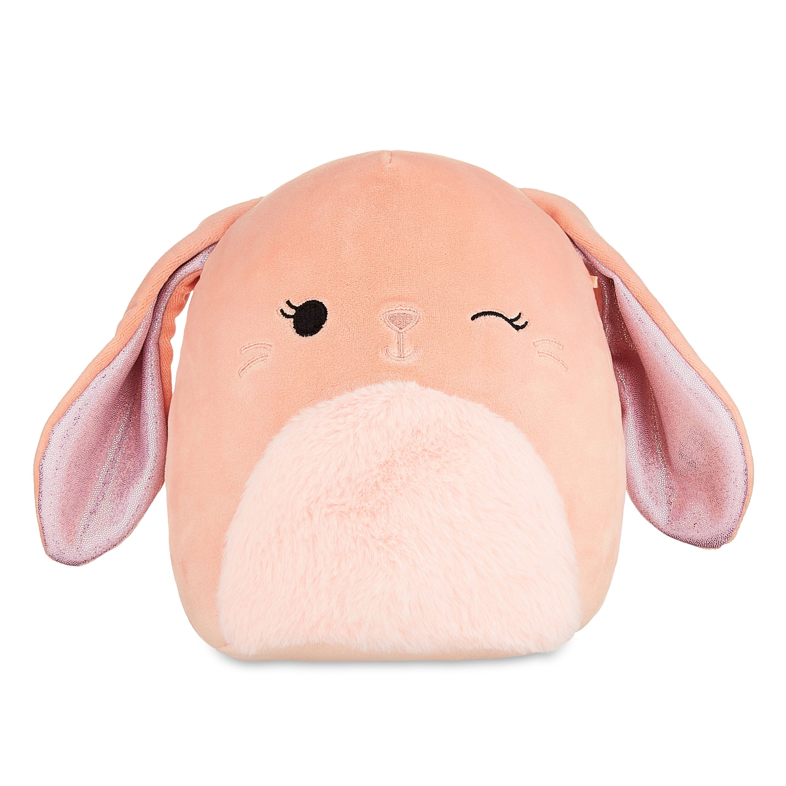 Added Squishmallows 8 inch Satine the Winking Peach Bunny with Fuzzy Belly - Child's Ultra Soft Stuffed Plush Toy to Wishlist