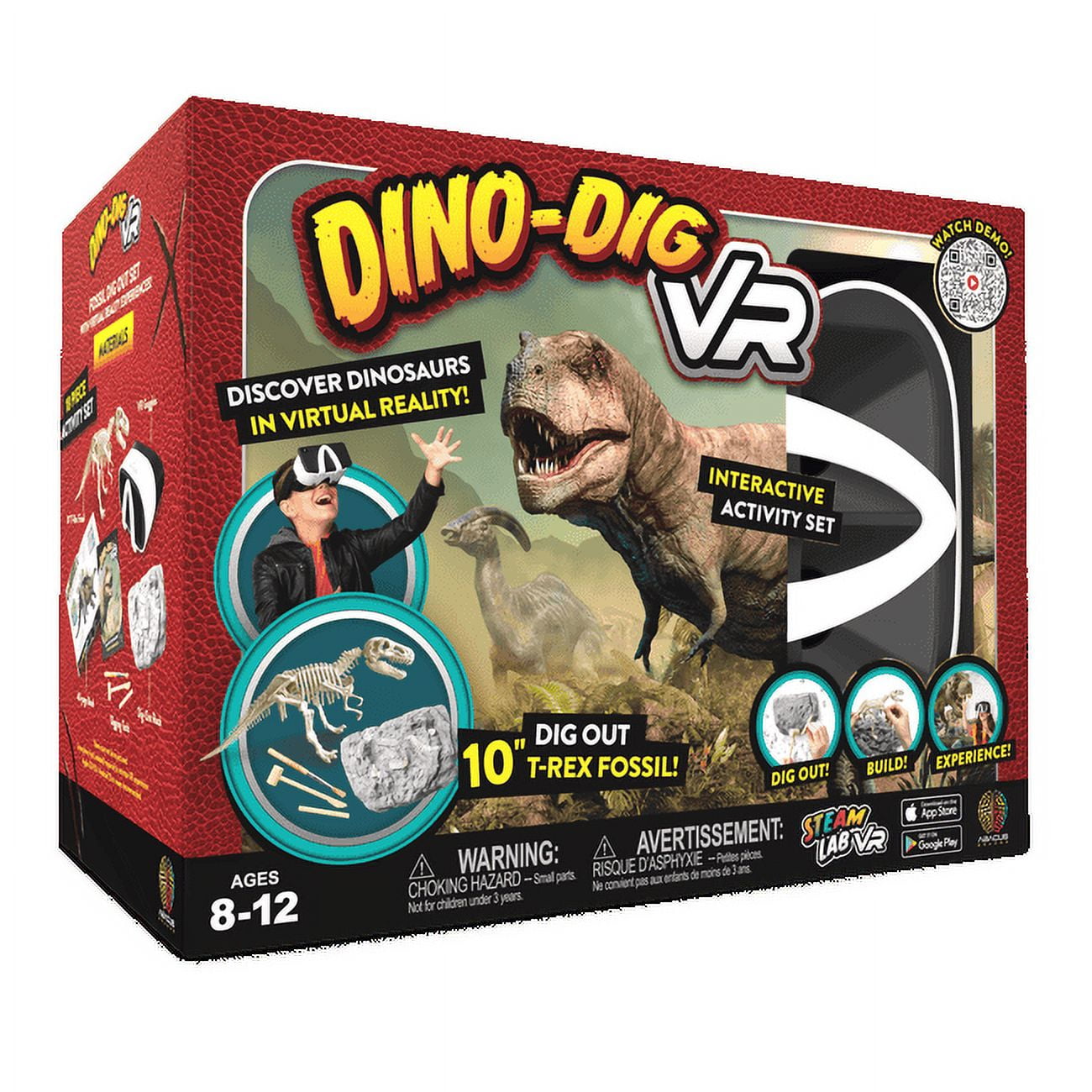 Added Steam Lab VR - Dino Dig Virtual Reality | Science Kit for Kids, STEM Toys, VR Goggles Included to Wishlist