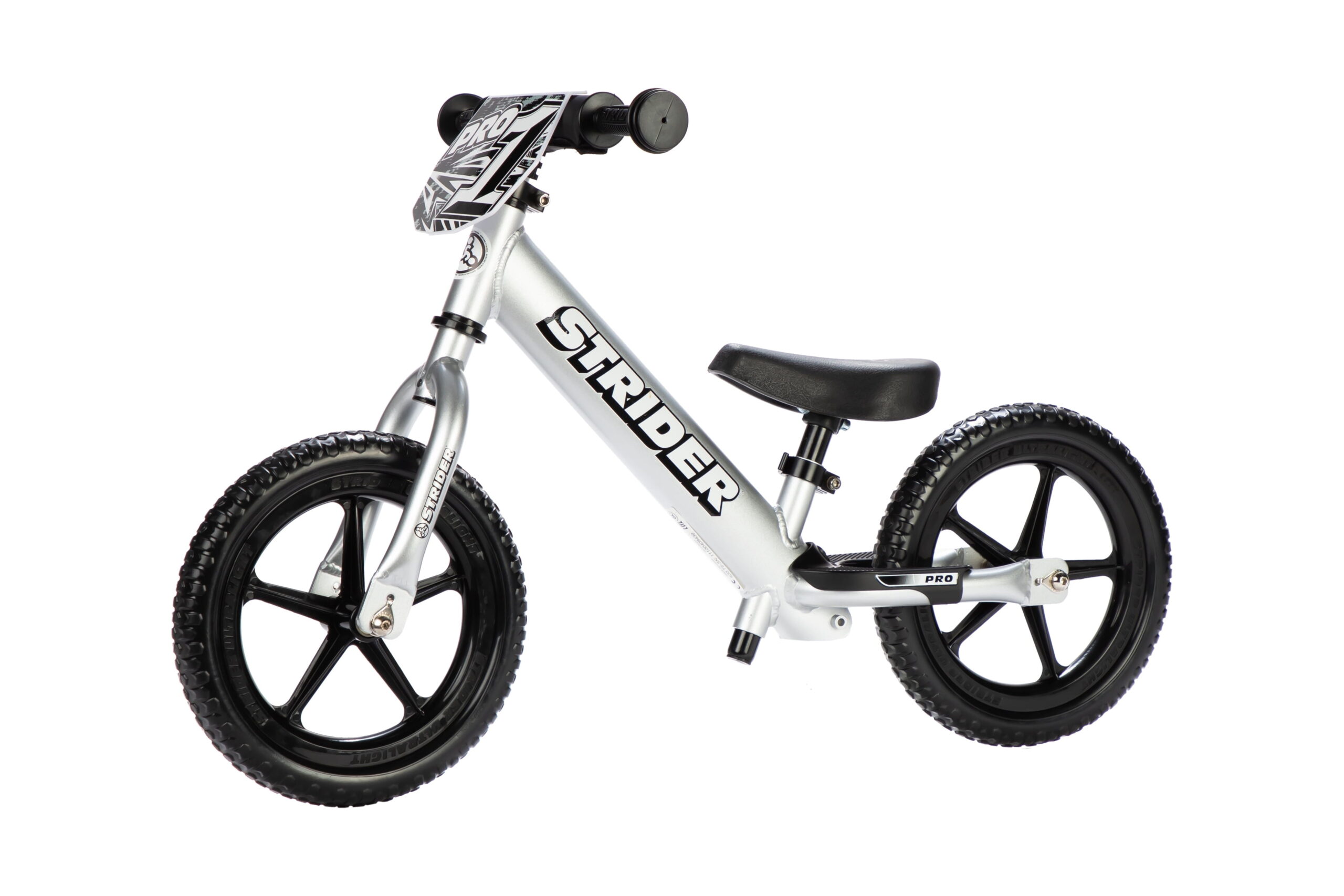 Added Strider - 12 Pro Balance Bike for Toddlers, Ages 18 Months to 5 Years - Silver to Wishlist