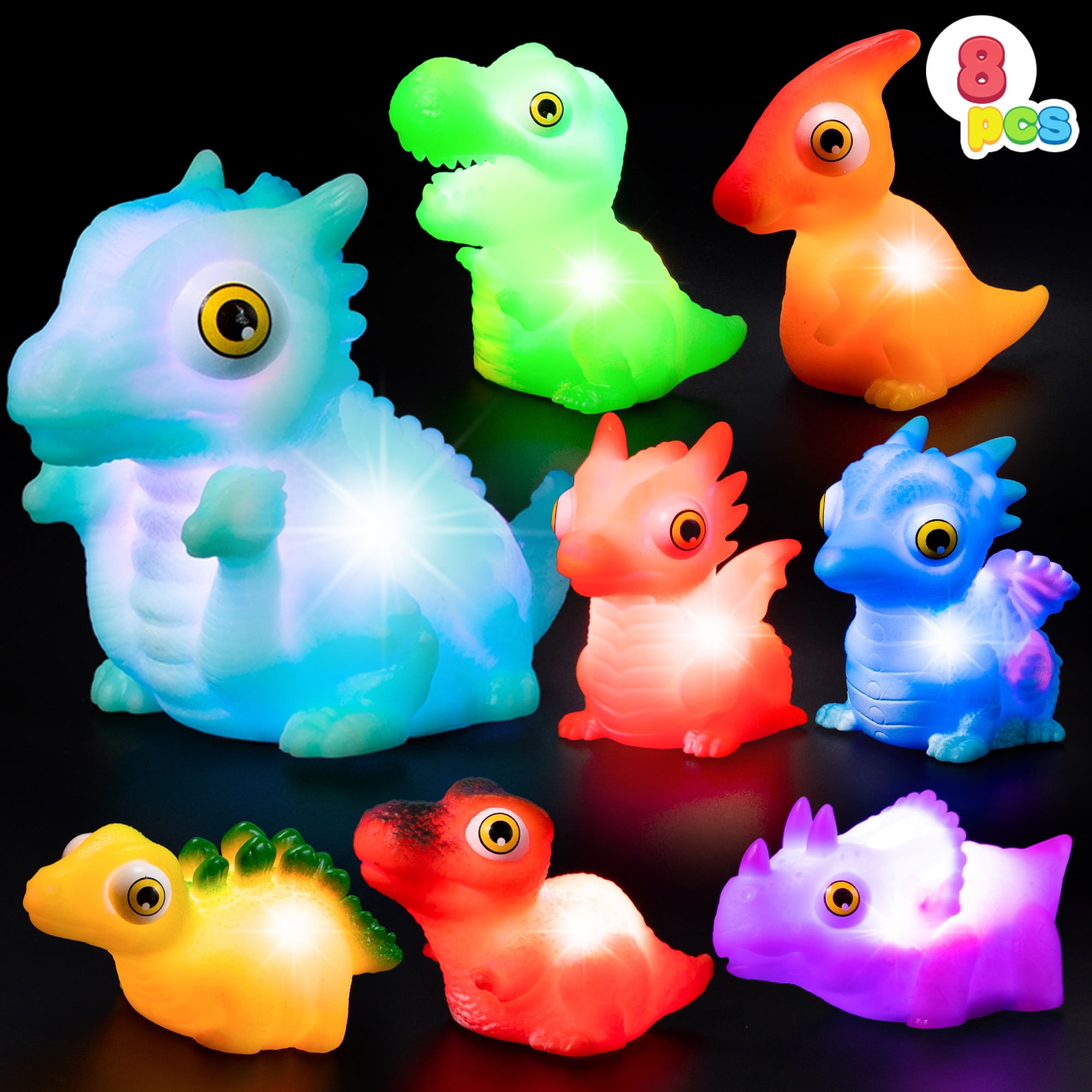 Added Syncfun 8Pcs Light Up Dinosaur Toys, Floating Baby Bath Toy, Swimming Pool Party Favors Age 1 2 3 to Wishlist