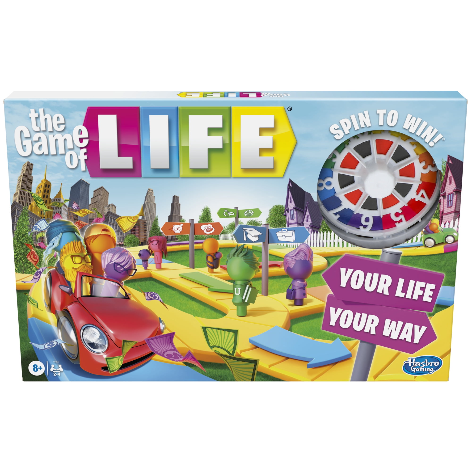 Added The Game of Life Board Game for Kids and Family Ages 8 and Up, 2-4 Players to Wishlist