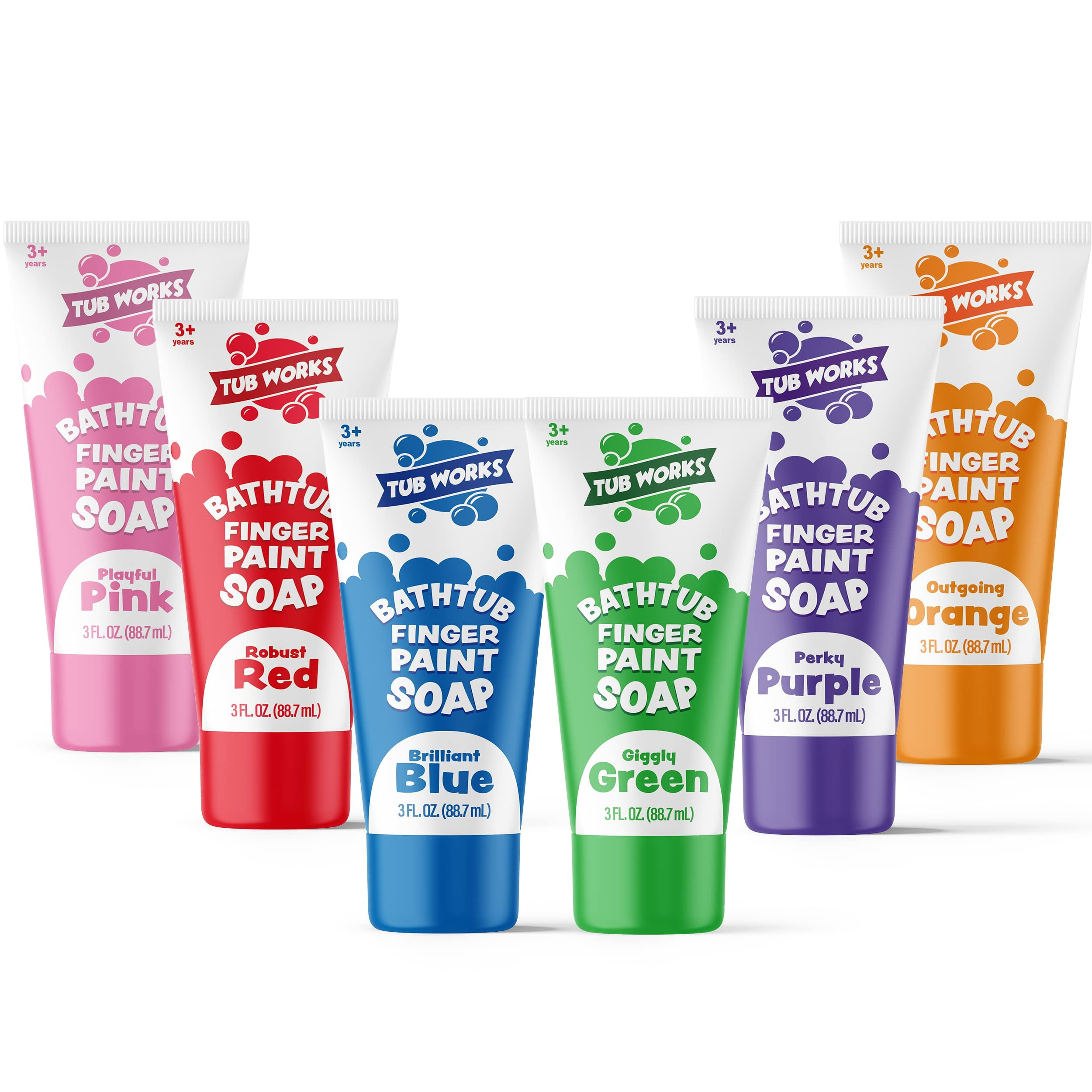 Added Tub Works Bathtub Finger Paint Soap, 6 Pack, Washable Bathtub Paint for Finger Painting on Tub Walls to Wishlist