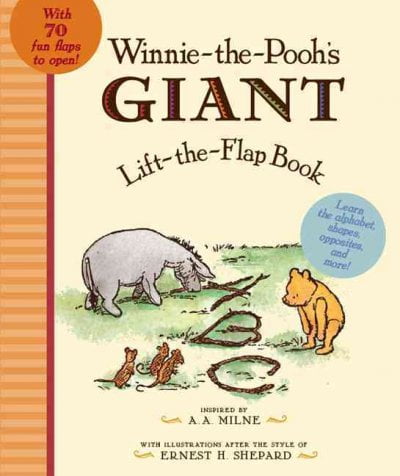 Added Winnie-the-Pooh: Winnie the Pooh's Giant Lift the-Flap (Board book) to Wishlist