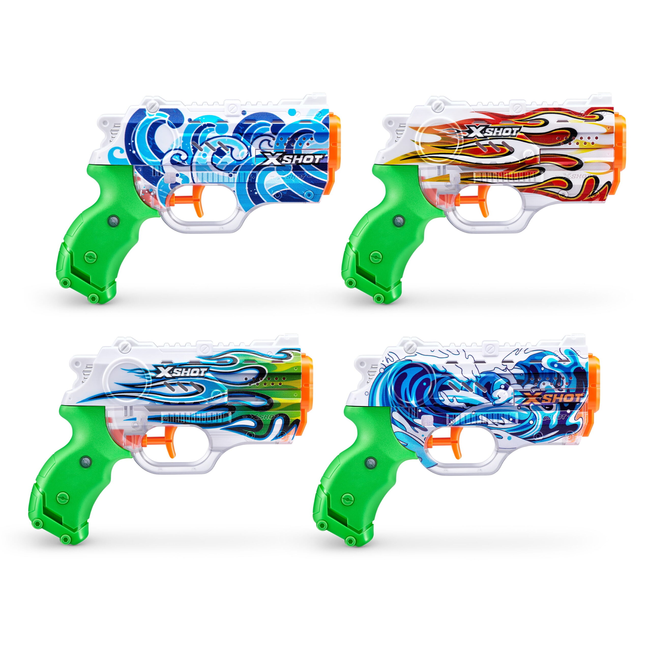 Added X-Shot Water Fast-Fill Skins Nano Water Blaster (4-Pack) by ZURU for Ages 3-99 to Wishlist