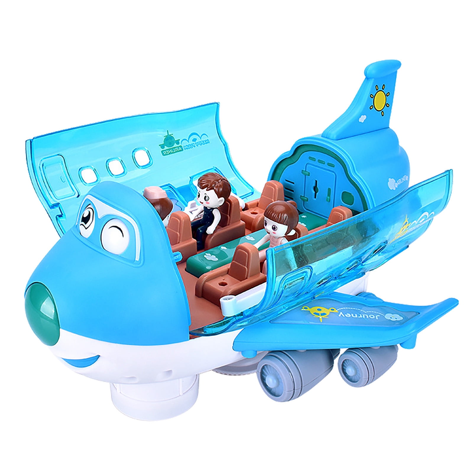 Added Rotating Stunt Airplane 360° Rotating Electric Toy Plane With Sound And Light For Girls And Boys to Wishlist