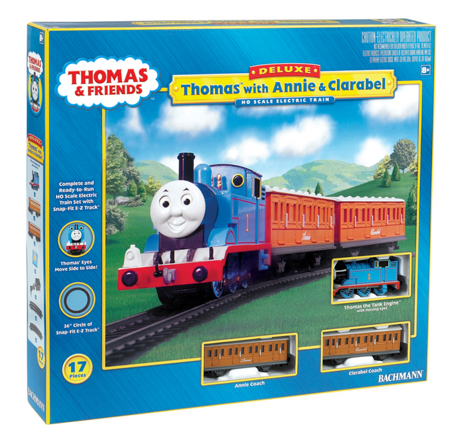 Added Bachmann 00642 - Thomas w/ Annie and Clarabel Starter Set - HO Scale to Wishlist