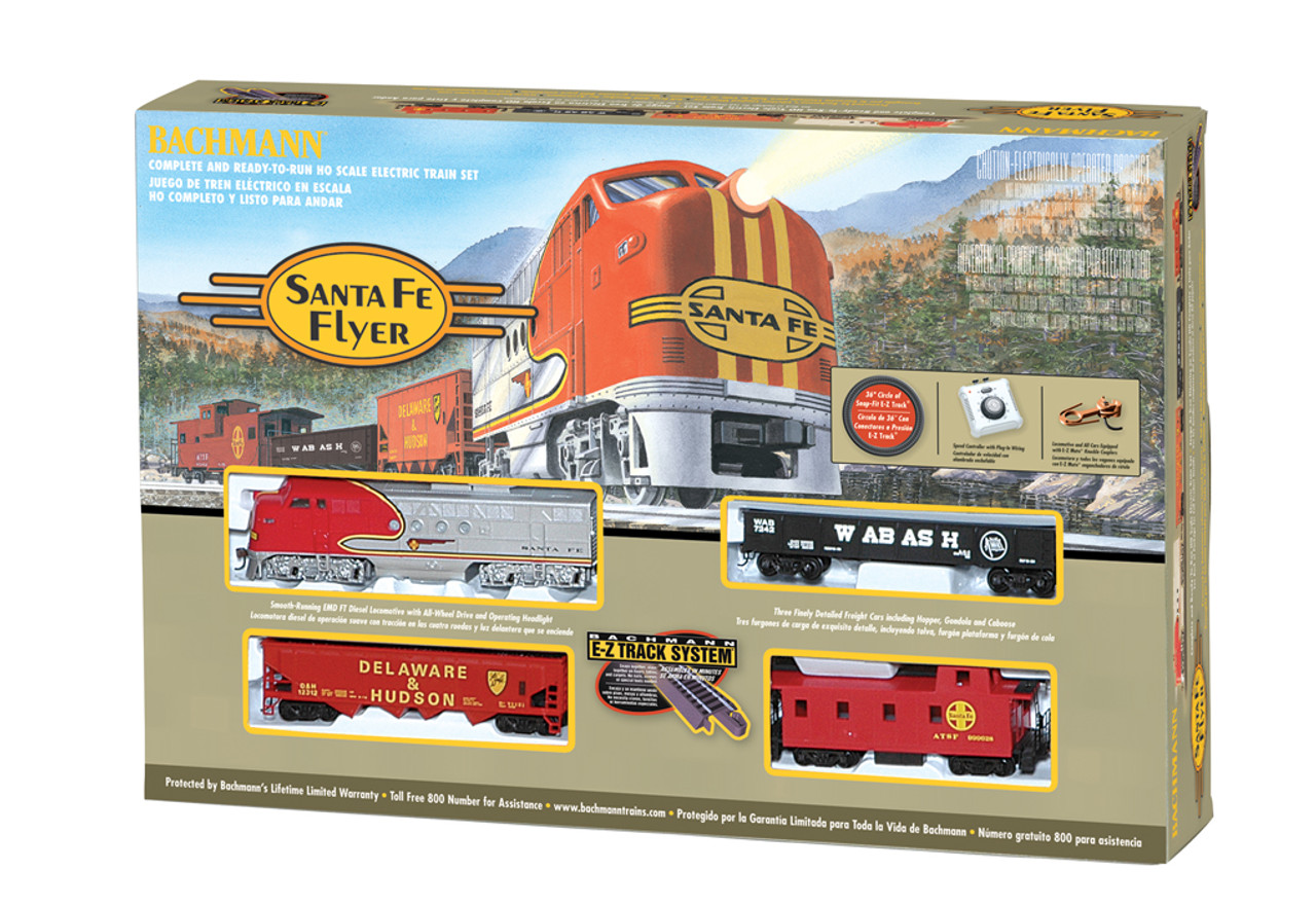 Added Bachmann 00647 - Santa Fe Flyer Set - HO Scale to Wishlist