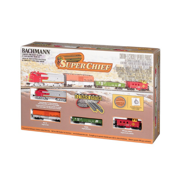 Added Bachmann 24021 - Super Chief Starter Set - N Scale to Wishlist