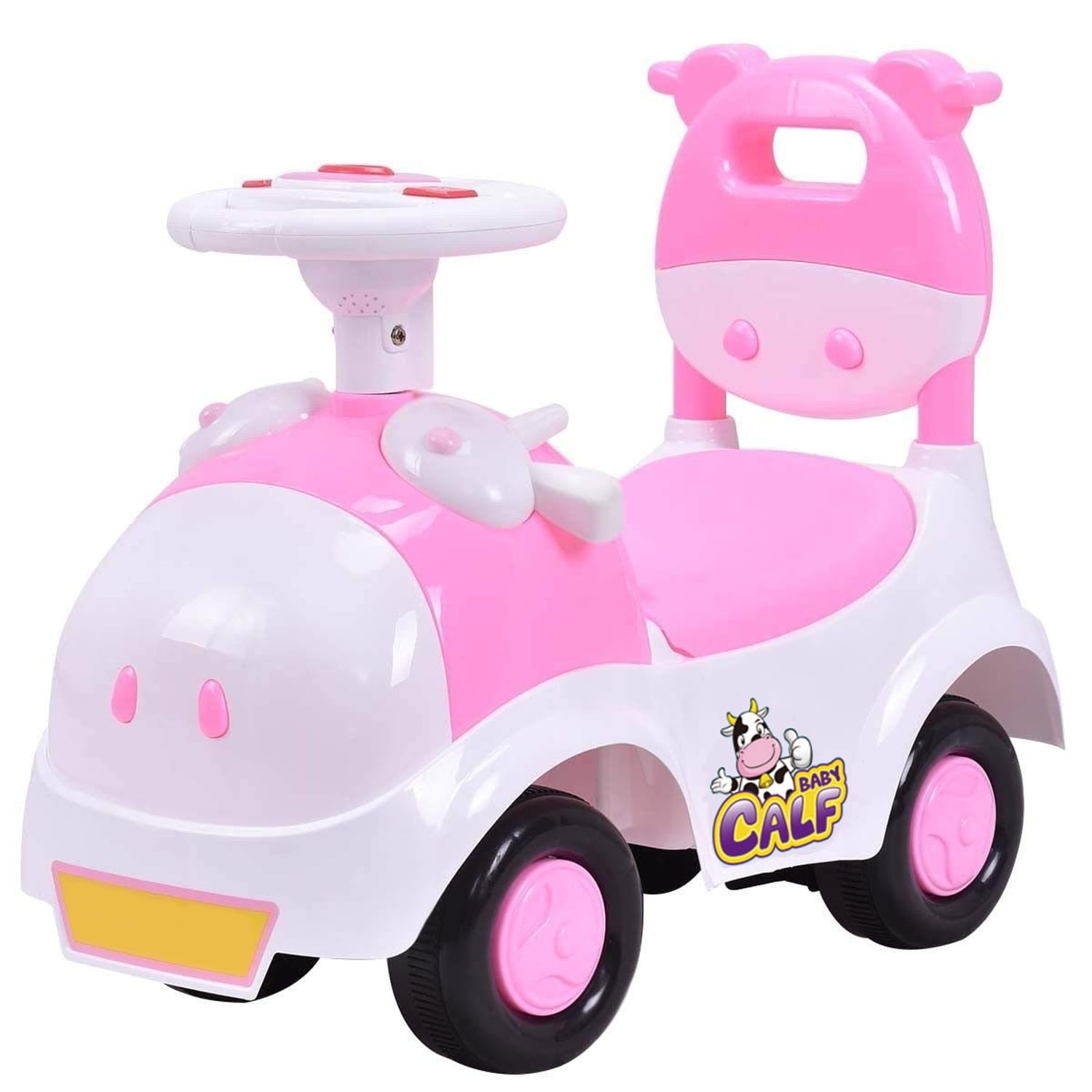 Added POCO DIVO Baby Calf 3-in-1 Walker Low-seat Ride On Toy Sliding Car Pushing Cart with Sound - Pink to Wishlist