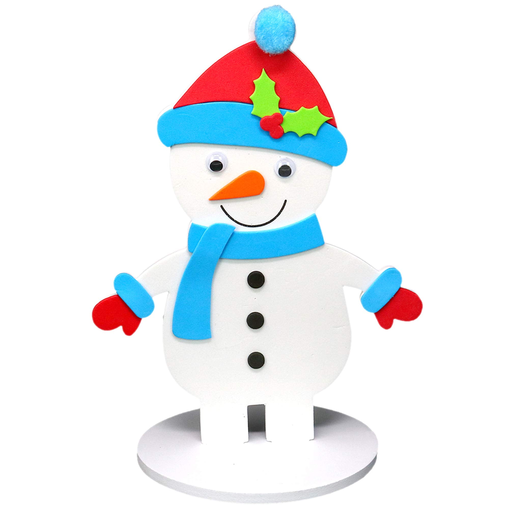 Added Big Mo's Toys Holiday Crafts - Christmas Foam Arts N Craft Snowman Table Top Decorations Kit For Kids to Wishlist