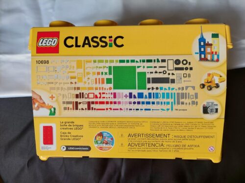 LEGO Classic Large Creative Brick Box 10698 Play and Be Inspired by LEGO Masters, Toy Storage Solution for Home or Classrooms, Interactive Building Toy for Kids, Boys, and Girls photo review