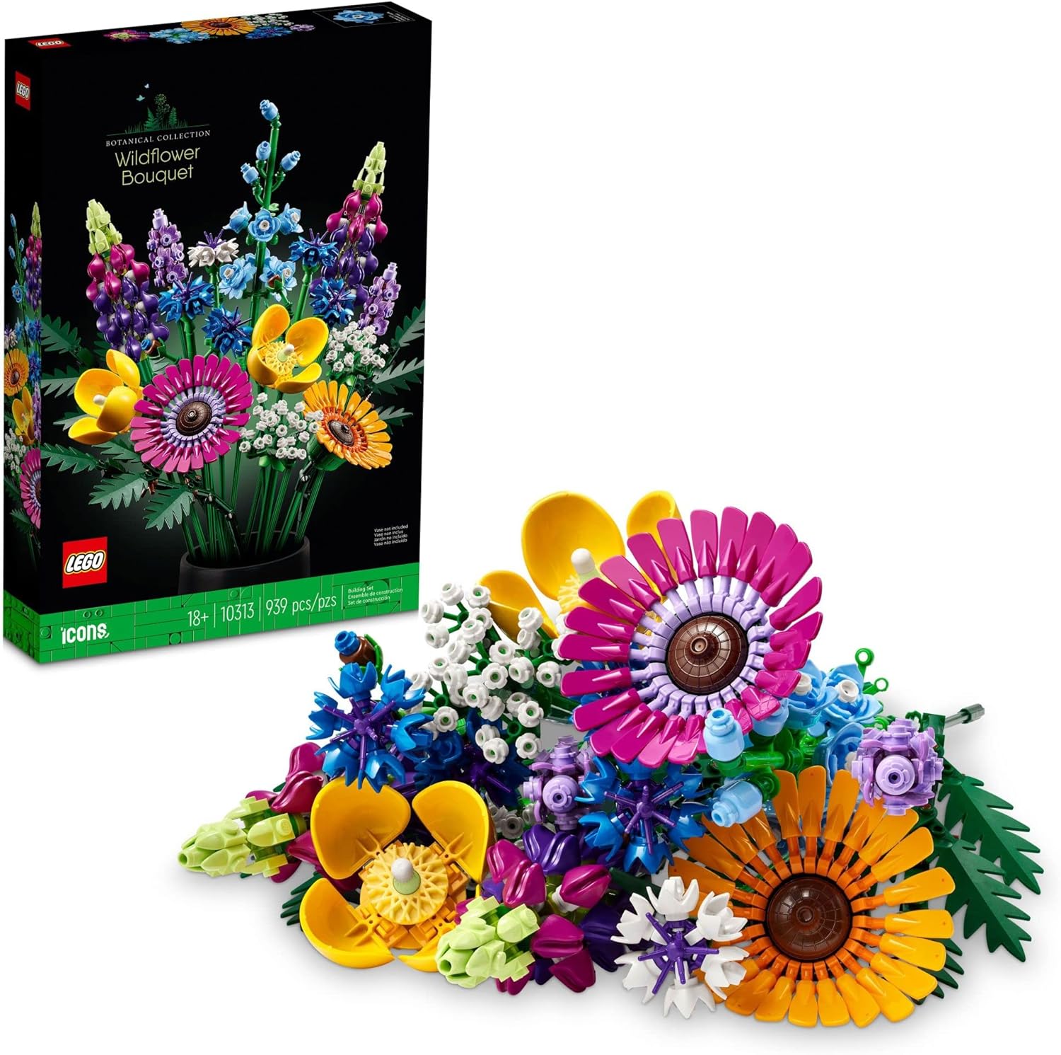 Added LEGO Icons Wildflower Bouquet Set, Lego 10313 to Wishlist