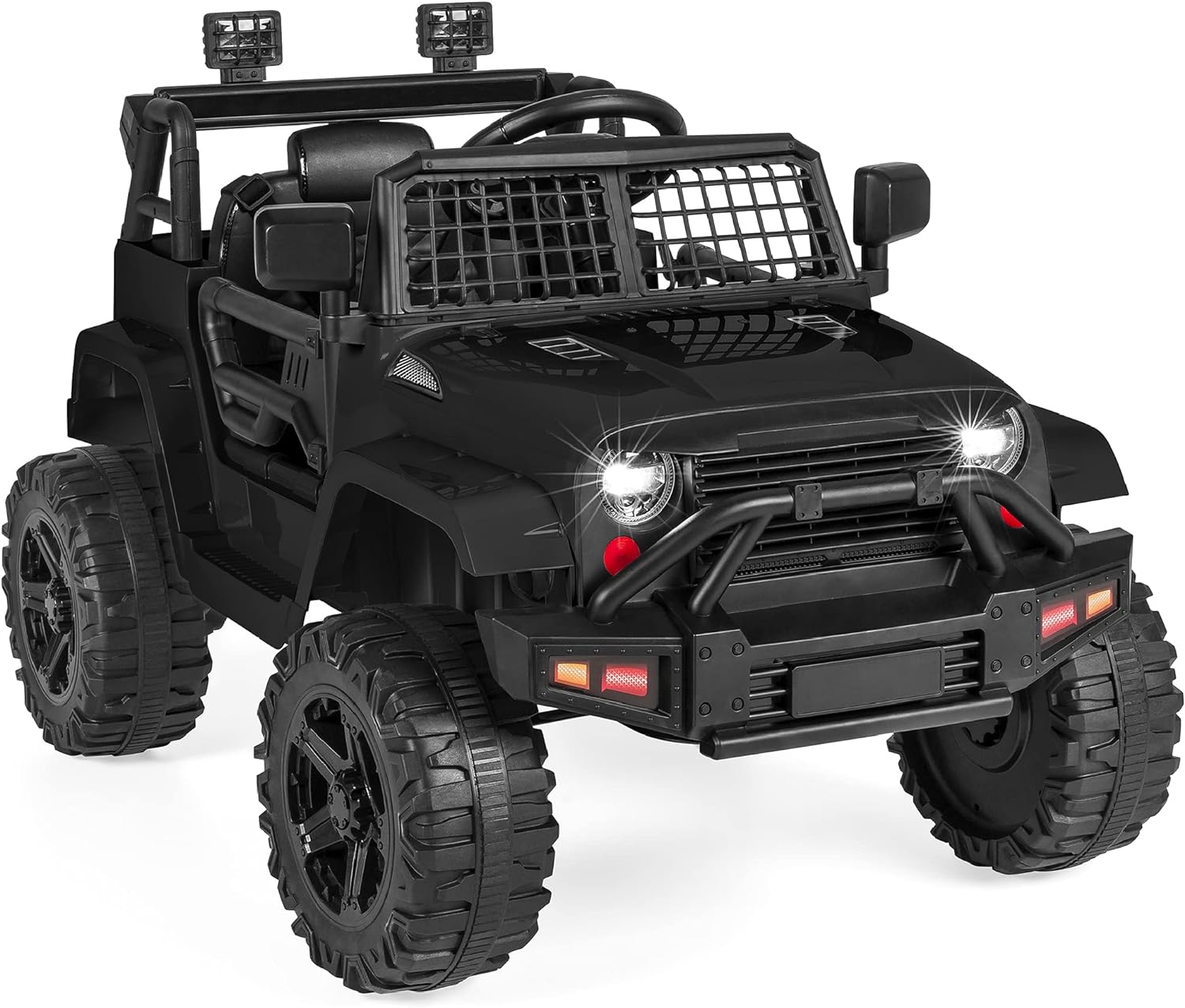 Added Best Choice Products 12V Kids Ride On Truck Car w/ Parent Remote Control, Spring Suspension, LED Lights - Black to Wishlist