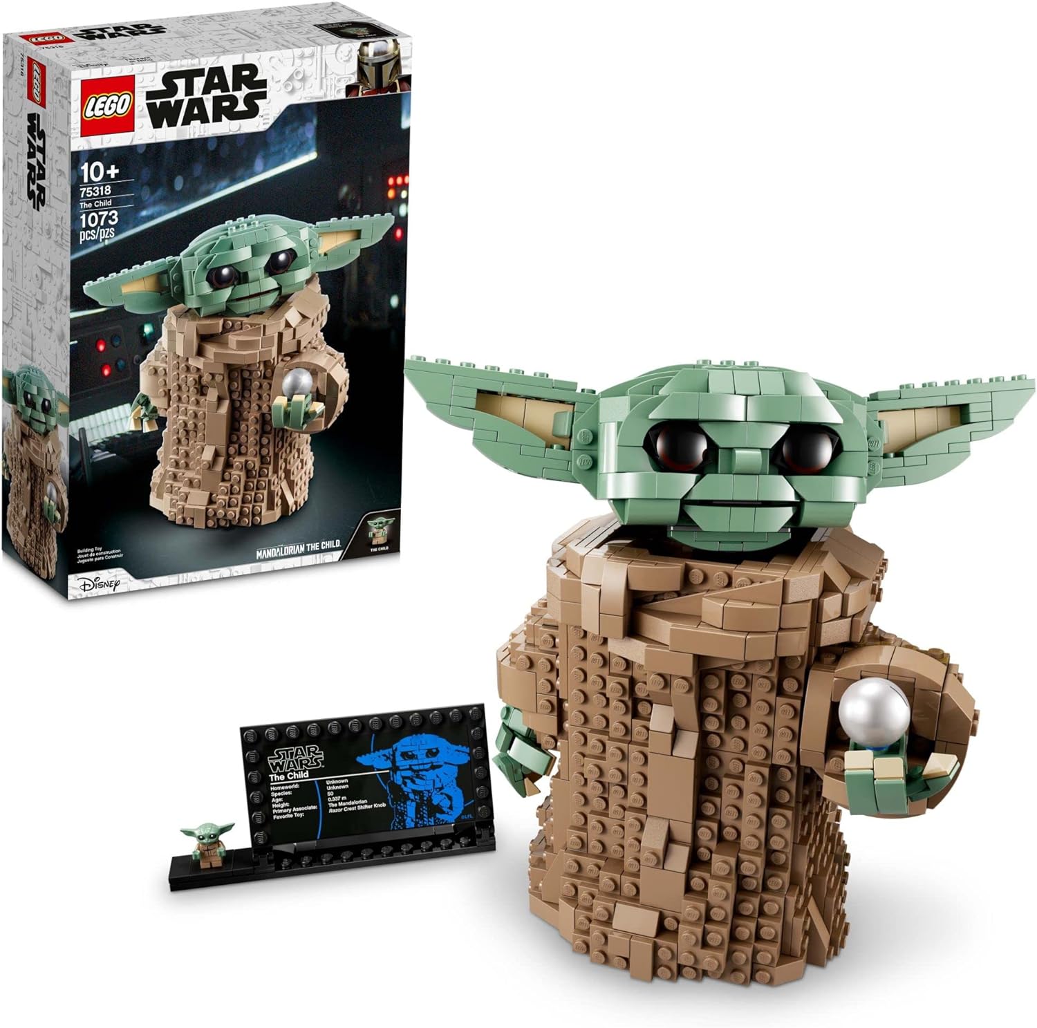 Added LEGO Star Wars: The Mandalorian The Child Baby Yoda Figure, Lego 75318 to Wishlist