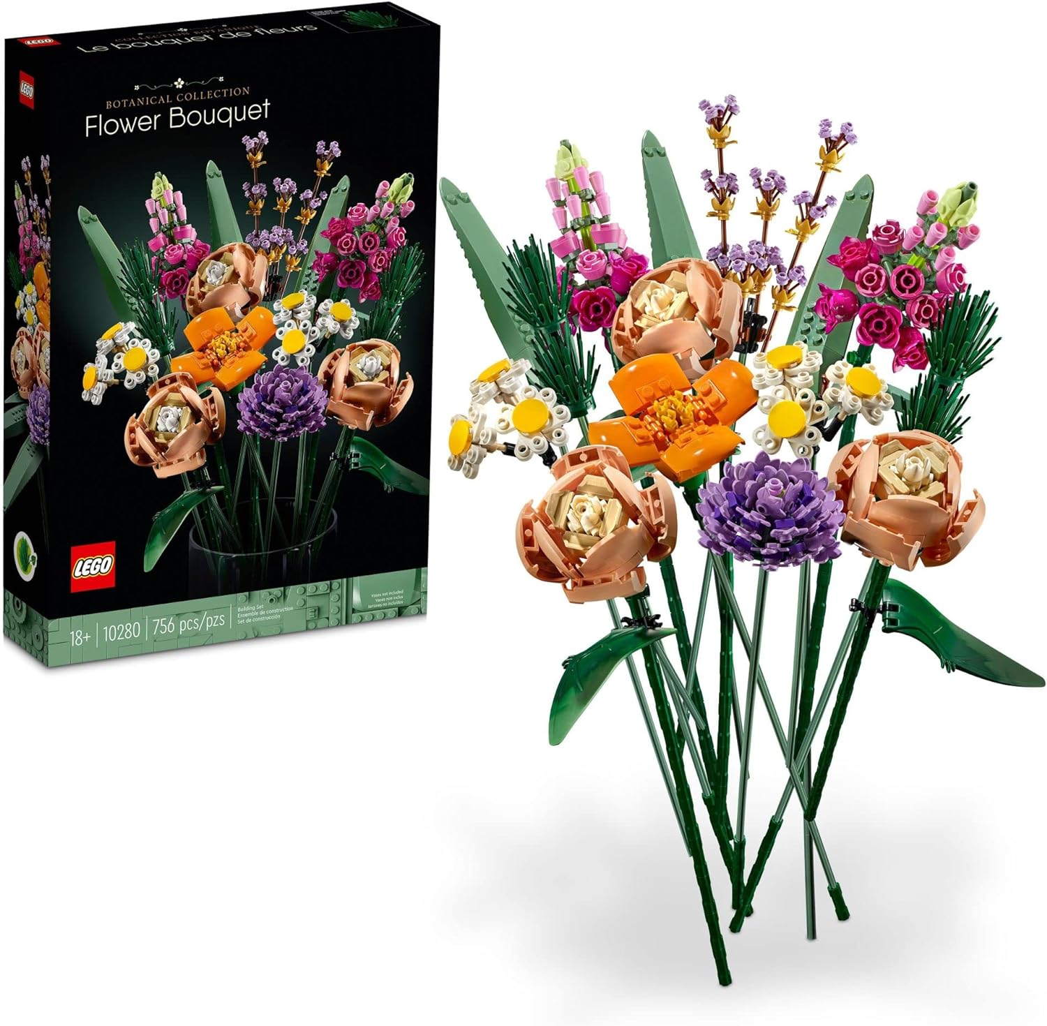 Added LEGO Icons Flower Bouquet Building Decoration Set, Lego 10280 to Wishlist