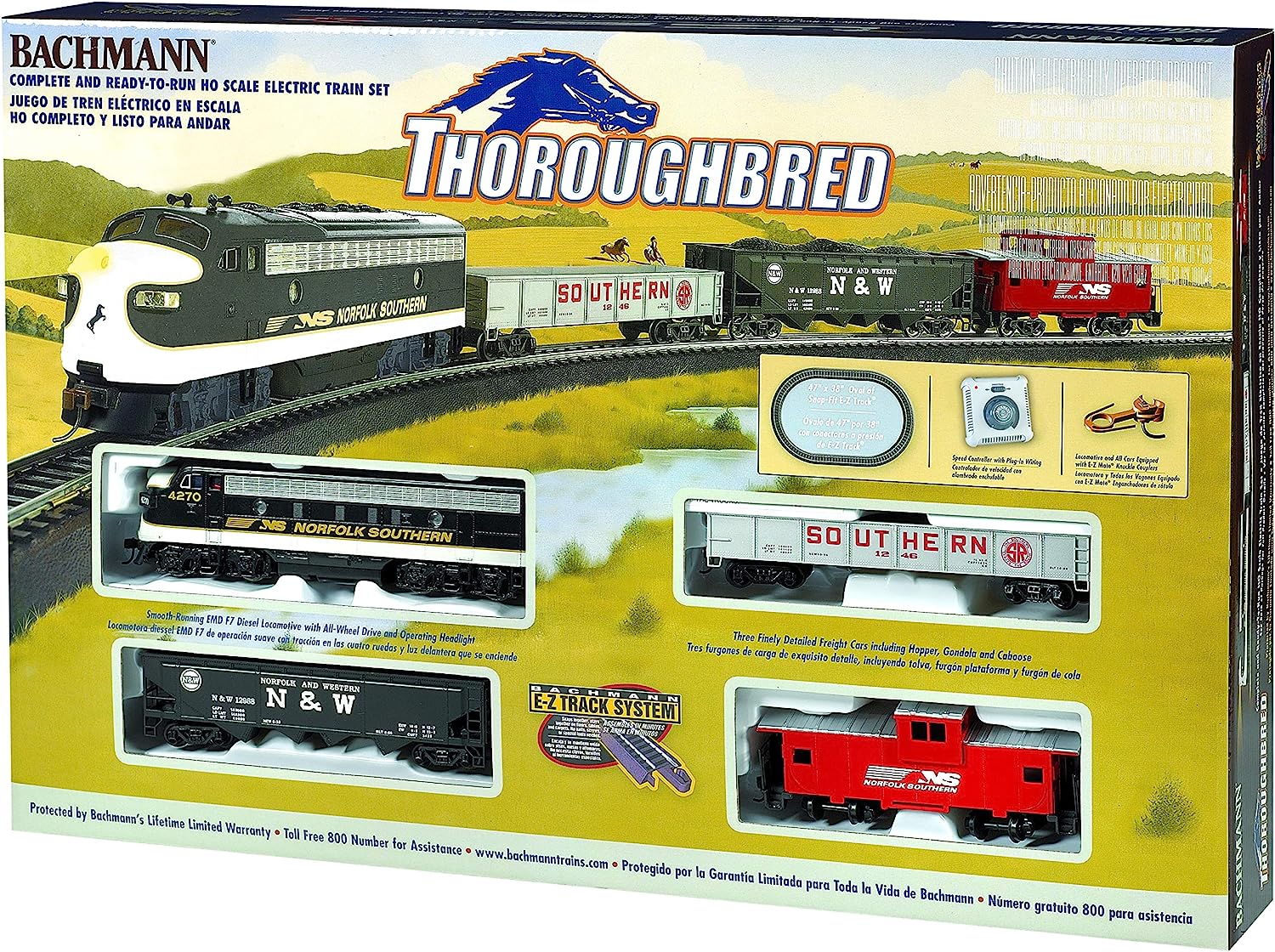 Added Bachmann Trains 00691- Thoroughbred Ready To Run Electric Train Set - HO Scale to Wishlist