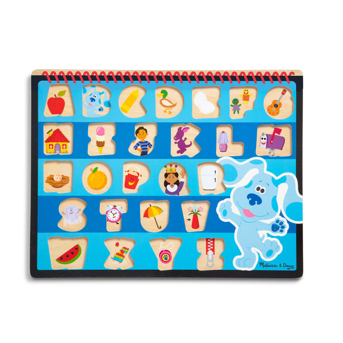 Added Melissa & Doug Blue's Clues & You! Wooden Chunky Puzzle - Alphabet to Wishlist