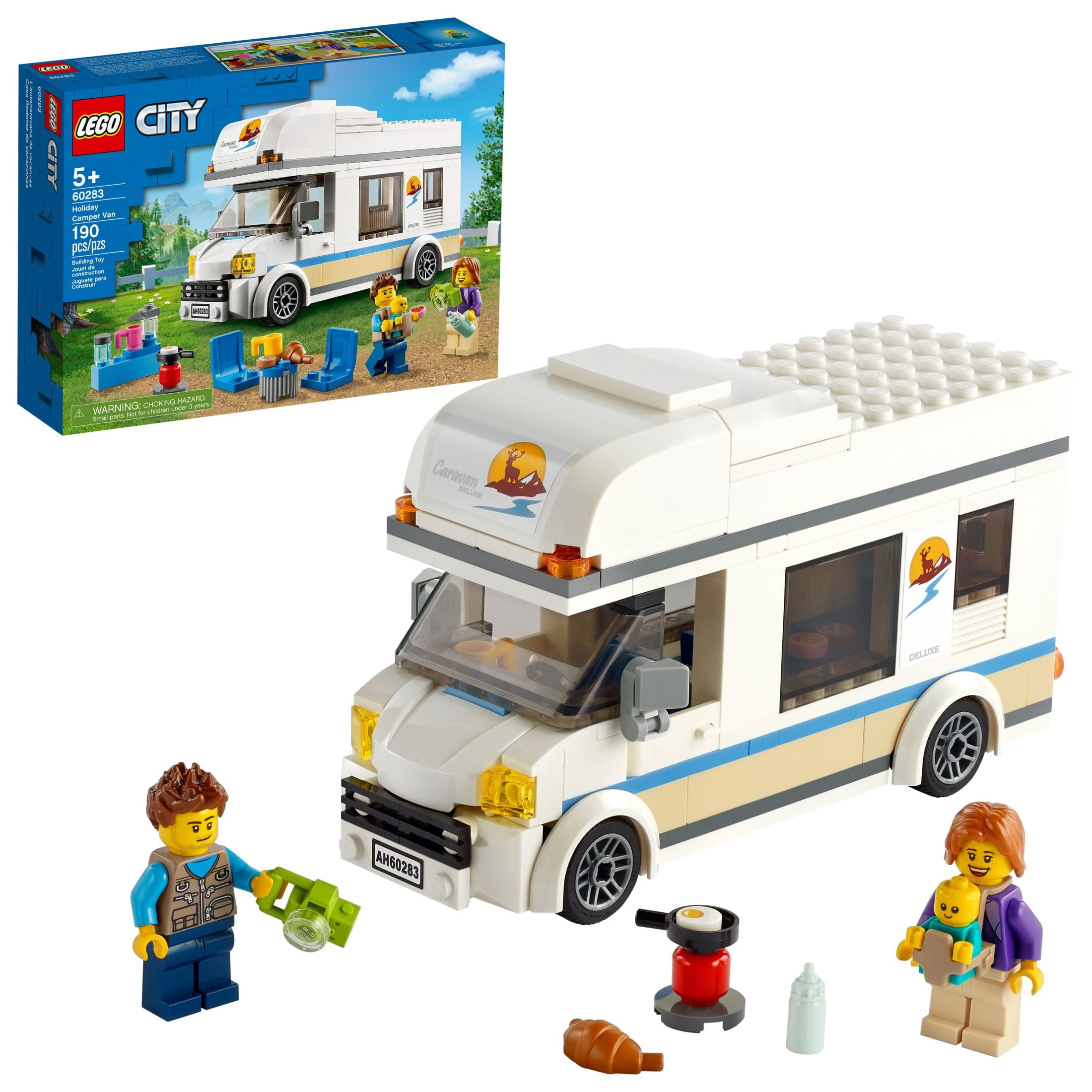 Added LEGO City Great Vehicles Holiday Camper Van Toy Car 60283 for Kids Aged 5 Plus Years Old, Caravan Motorhome, Gift Idea to Wishlist