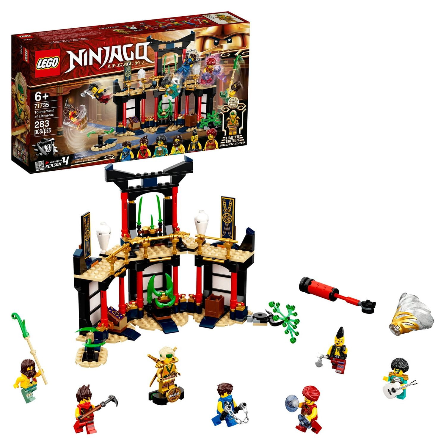 Added LEGO NINJAGO Legacy Tournament of Elements 71735 Building Toy (283 Pieces) to Wishlist