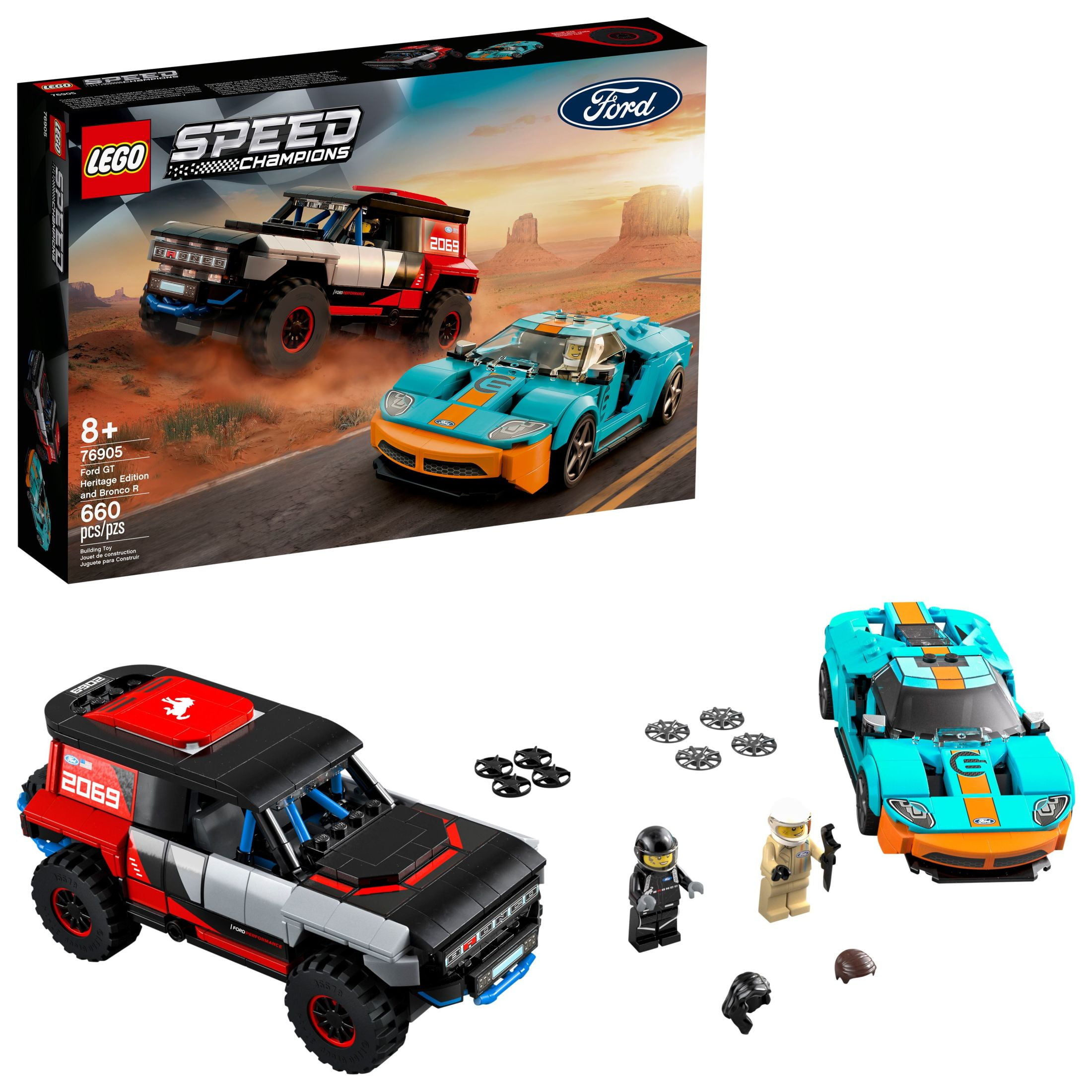 Added LEGO Speed Champions Ford GT Heritage Edition and Bronco R 76905 Building Toy (660 Pieces) to Wishlist