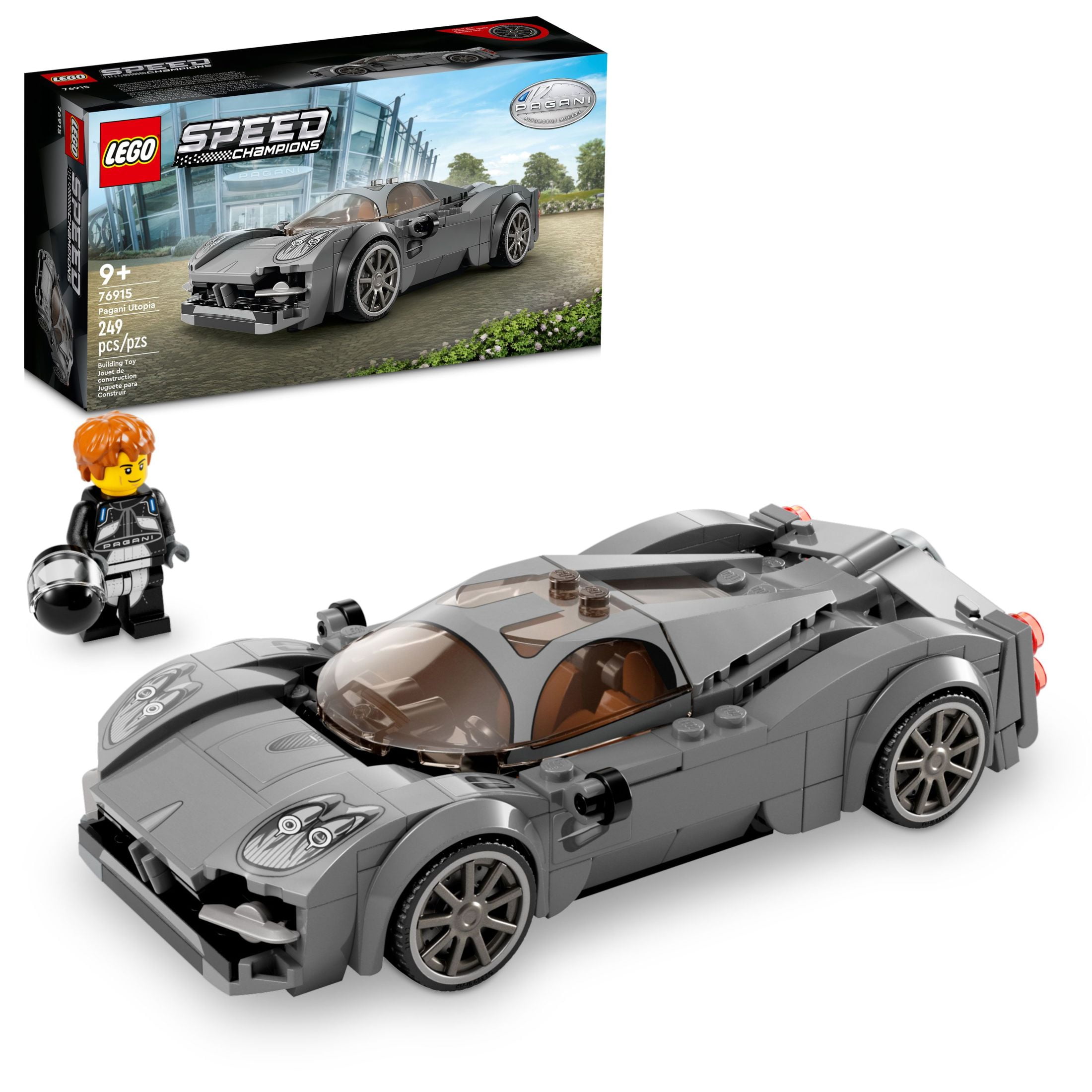 Added LEGO Speed Champions Pagani Utopia 76915 Race Car Toy Model Building Kit, Italian Hypercar, Collectible Racing Vehicle, 2023 Set to Wishlist