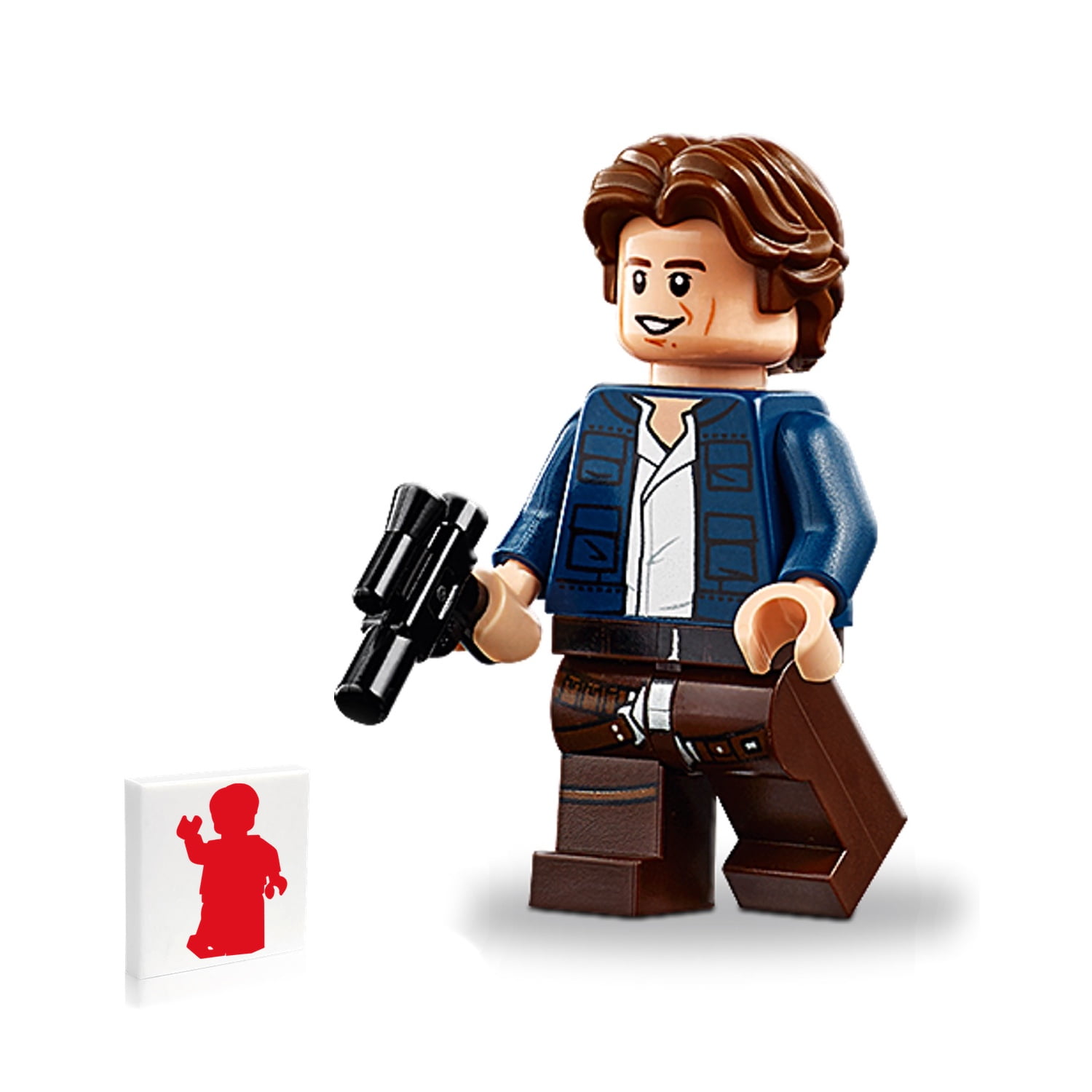 Added LEGO Star Wars Minifigure - Han Solo with Holster Pattern (with Blaster) 75243 to Wishlist