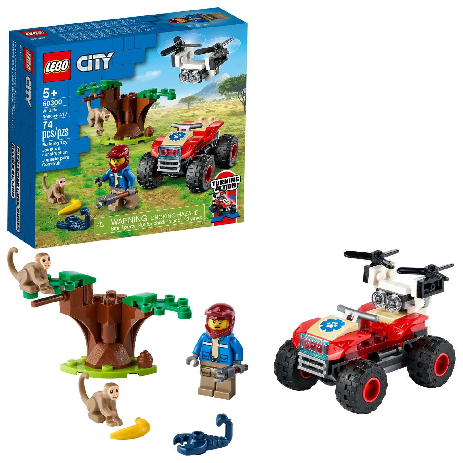 Added LEGO Wildlife Rescue ATV 60300 Building Set (74 Pieces) to Wishlist