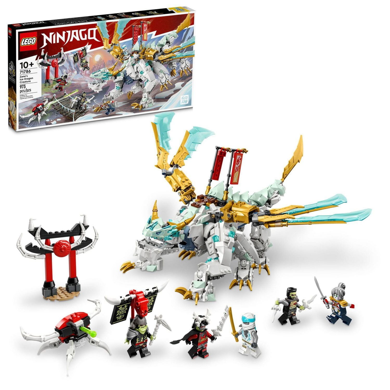 Added Lego 6425922 Ninjago Zane's Ice Dragon Creature 71786 Toy Building Kit, 973 Pieces to Wishlist