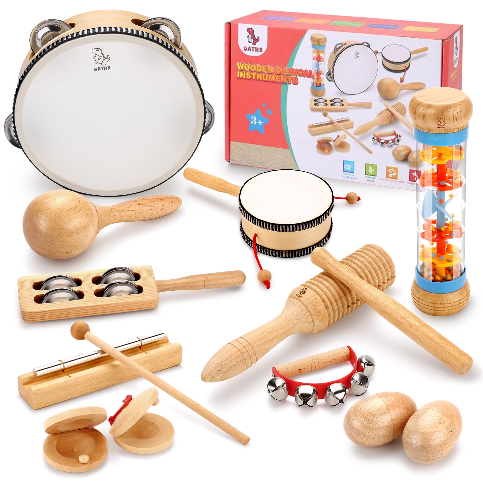 Added OATHX Musical Instruments for Kid Music Toy Wood Learning Toy Boy Girl for 1+ Year Old Birthday Gift to Wishlist