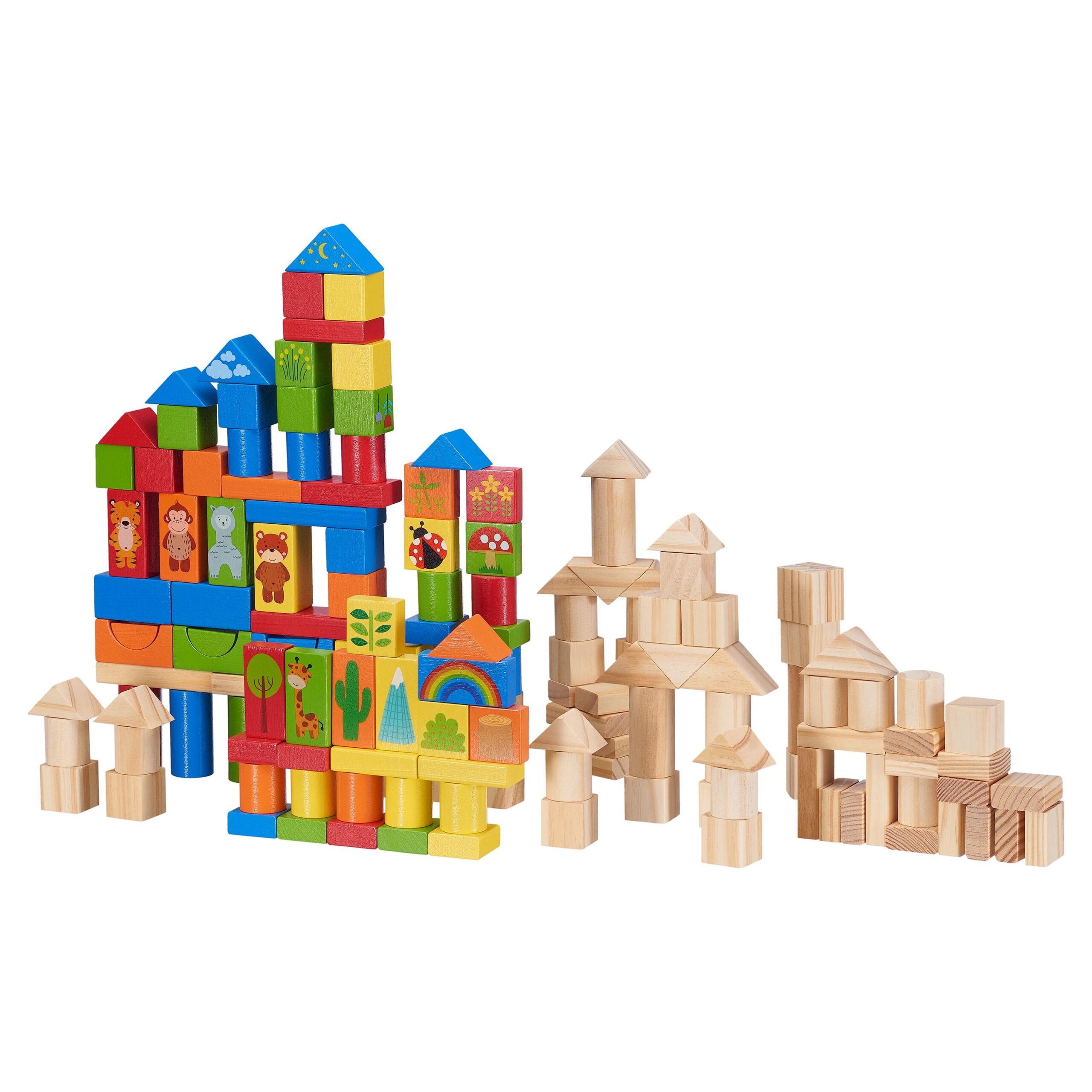 Added Spark. Create. Imagine. Wooden Animal Blocks with Shape Sorting Lid, 150 Pieces to Wishlist